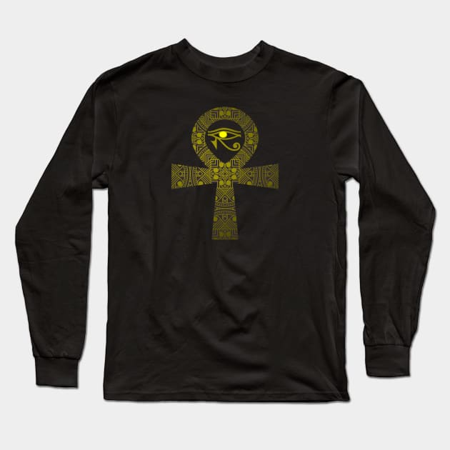 eye of Horus Long Sleeve T-Shirt by OWLS store